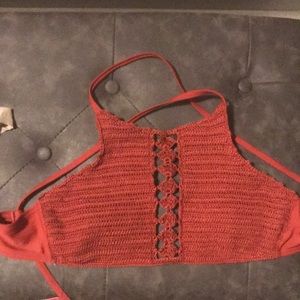 Xhilaration crochet bathing suit top